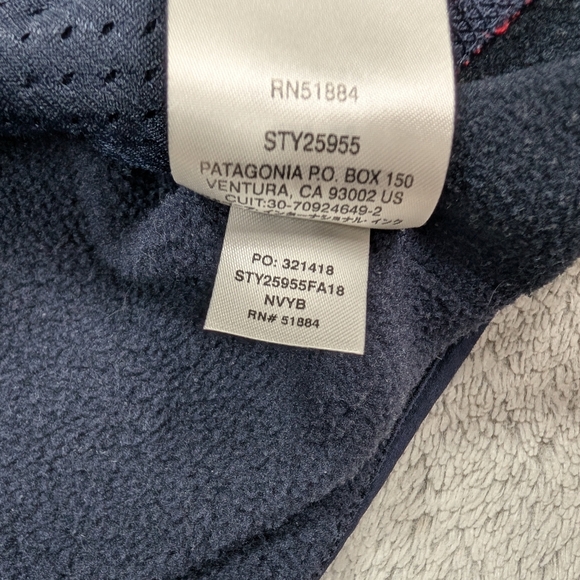 Patagonia Jacket Mens L Blue Navy Performance Better Sweater Full Zip Outdoor - Picture 8 of 9